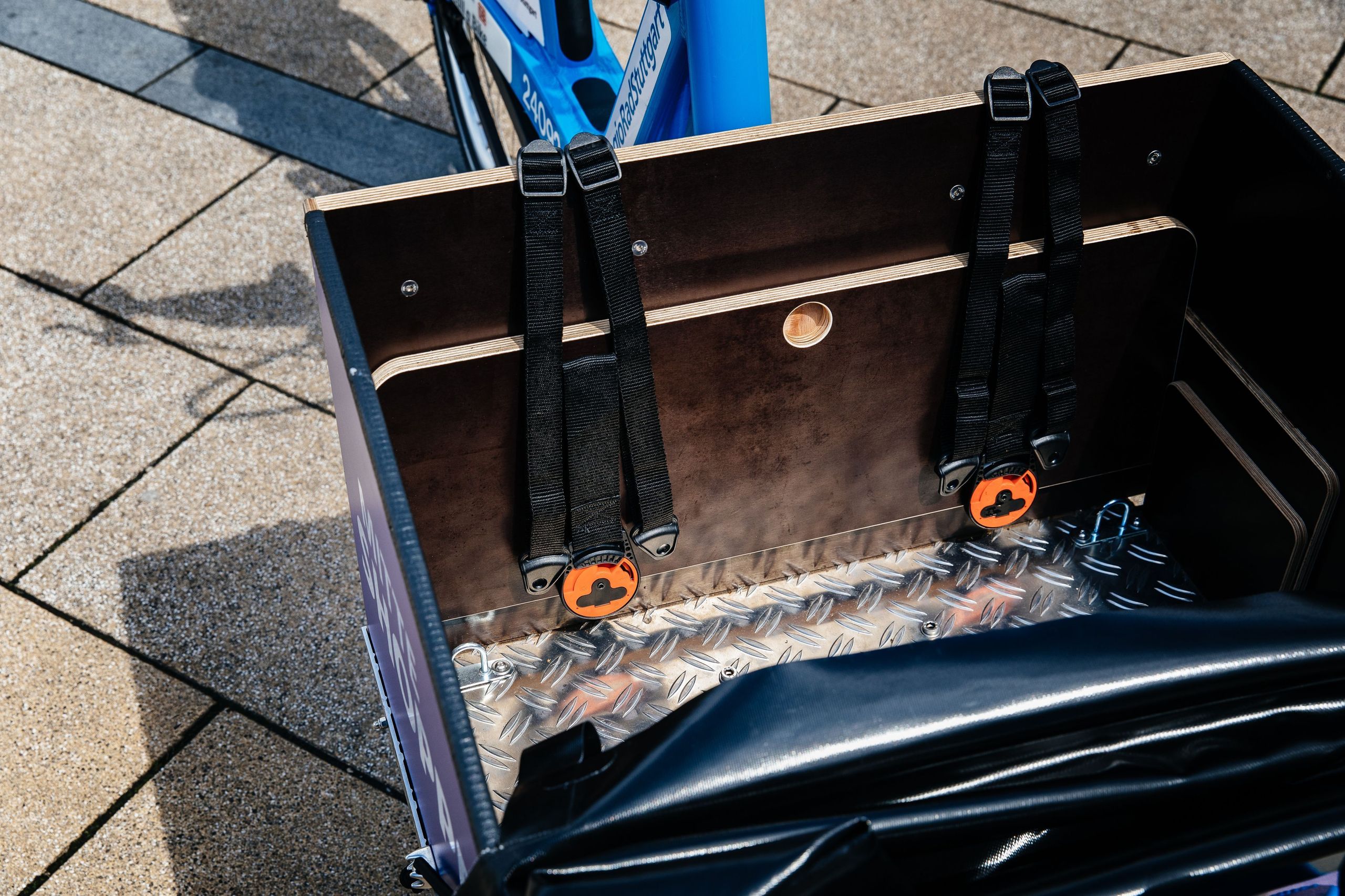 Transport box of the RegioRadStuttgart cargo pedelec